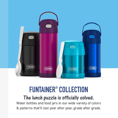 THERMOS FUNTAINER 14 Ounce Stainless Steel Vacuum Insulated Bottle, Minecraft