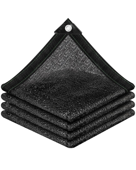 vensovo 50% Sunblock Shade Cloth Net Black Resistant - 8x12 Ft Garden Shade Mesh for Plant Cover, Greenhouse, Chicken Coop, Kennels, Tomatoes Plants