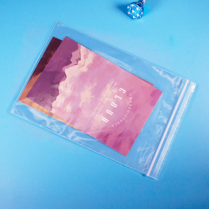200 Count - 8" x 10", 2 Mil Clear Plastic Reclosable Zip Poly Bags with Resealable Lock Seal Zipper for Clothing, T-Shirt, Brochure, Prints, Handicraft Gift