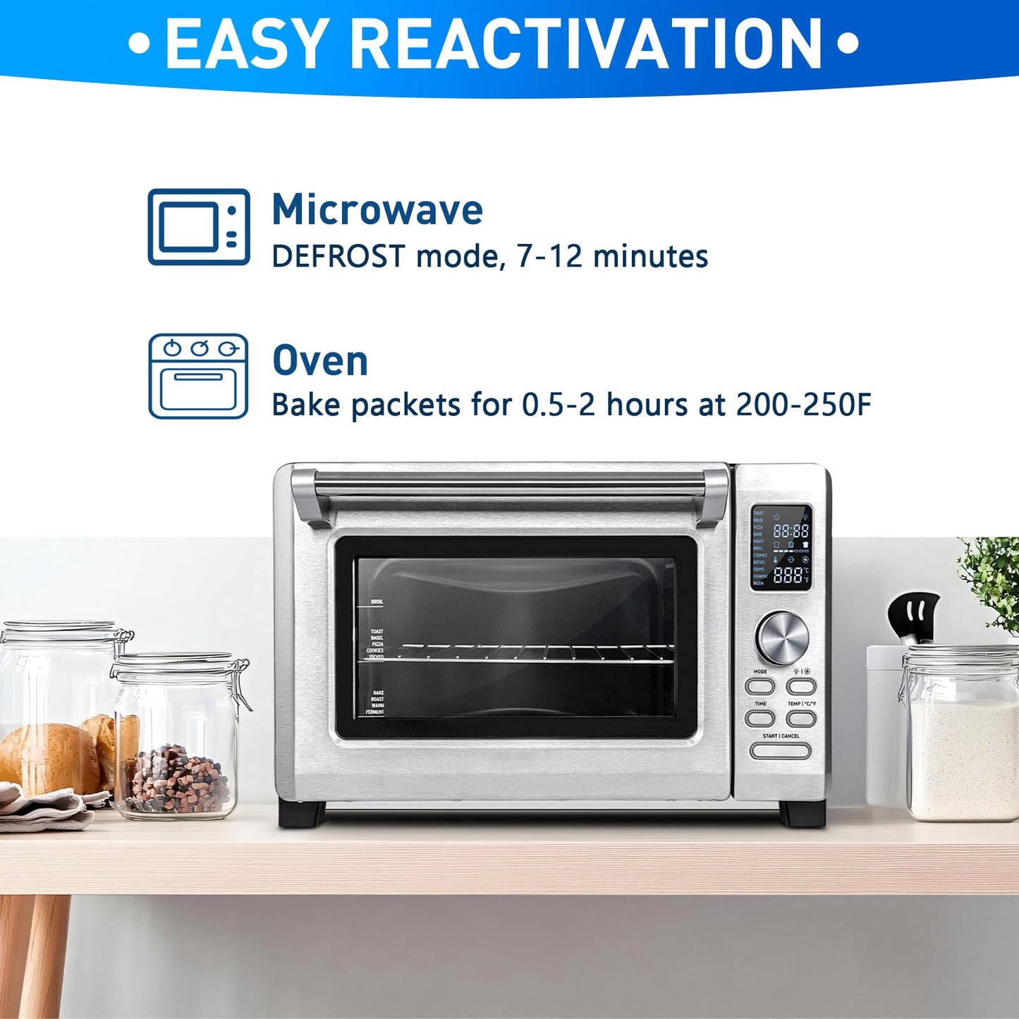 Yeather 50 Gram 20 Packets Silica Gel Packets - Food Safe Reusable Desiccant Moisture Absorbers Dehumidifiers for Spices, Jewelry, Shoeboxes, Electronics Storage