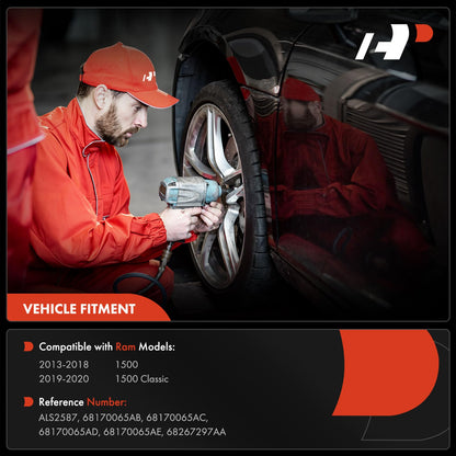 A-Premium Front Left or Right ABS Wheel Speed Sensor - Compatible with Nissan Models - Murano 2015 2016 2017 2018 2019 2020, Sport Utility - Front Driver or Passenger Side, Replaces 47910-5AA0A