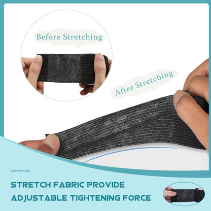 WZPB Tattoo Grip Tape - 24 Pack Grip Wrap Cover Disposable Tape Self-Adhesive Bandage Grip Tape for Tattoo Machine 2" x 5 Yards Black