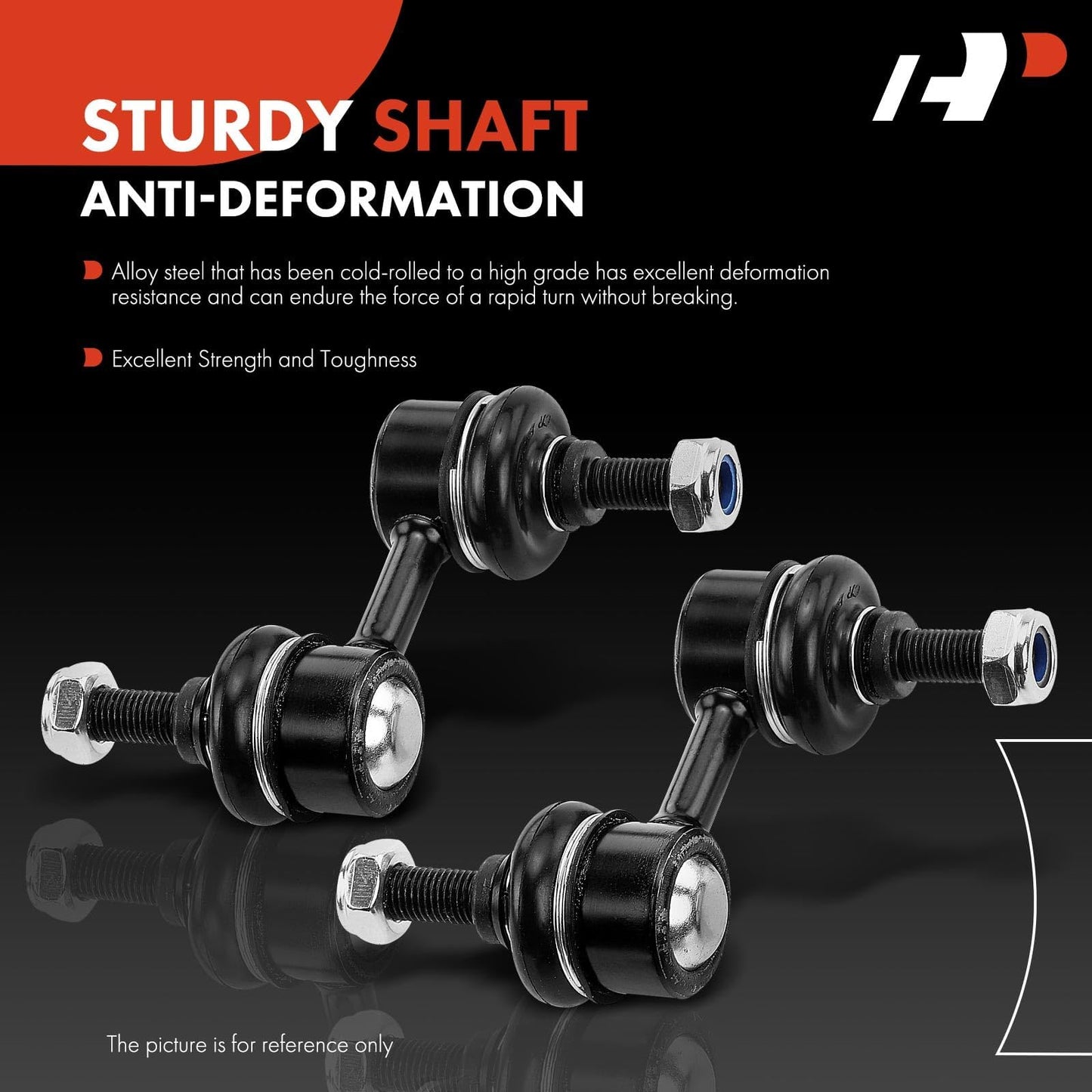 A-Premium 2 x Front Sway Bar Links Stabilizer Bar Links, Compatible with Subaru Outback 2005-2009, Forester 2003-2013, Impreza 2002-2015, Legacy 2005-2009