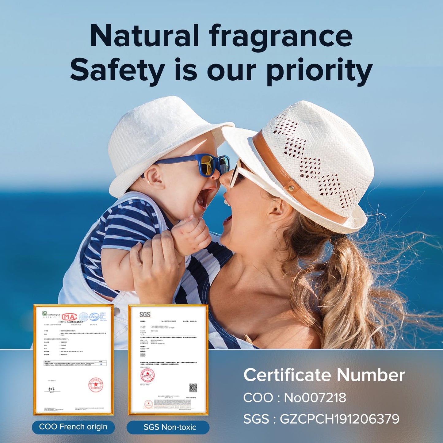 Ceeniu Car Air Fresheners - F26/CF12/F39 Car Perfume Refill 45ml - Pure Cologne Scent - Natural Plant Extracts - Long Lasting - 0% Alcohol 0 Additives