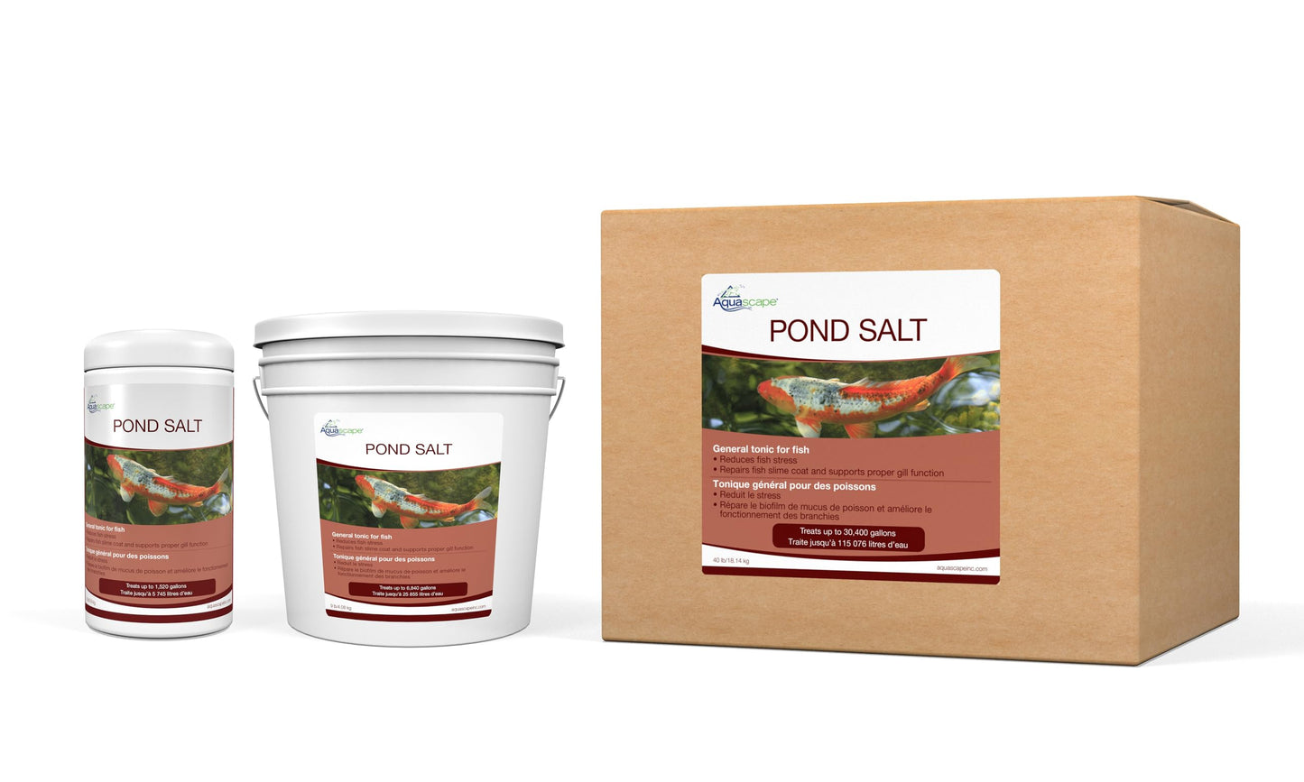 Aquascape 99416 Pond Salt Treatment for Pond and Garden Water Features, 2-Pound Bulk