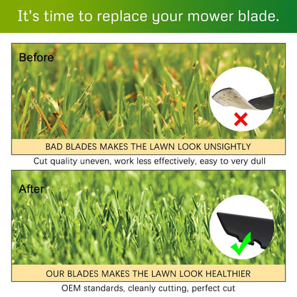 Apeixoto 1PC 131-4547-03 Mulching Blade Replacement for Toro 22'' Recycler Lawn Mower Blade with OE 20330C 20065 104-8697-03 20016 20017 20332 20071 Compatible with Toro Recycler Mower 22 Inch Deck