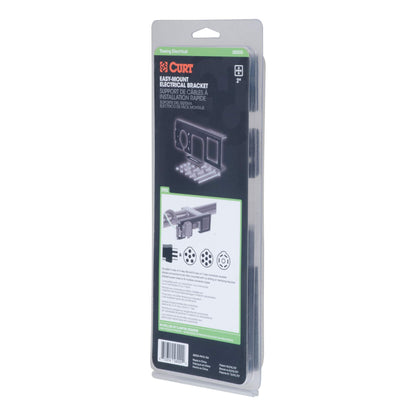 Curt 58000 Easy Mount Electrical Bracket for 2" Receiver Tube