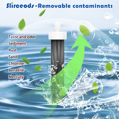 Slirceods Water Bottle Filter, BPA Free for Brita Water Bottle Filter (10pack Filter