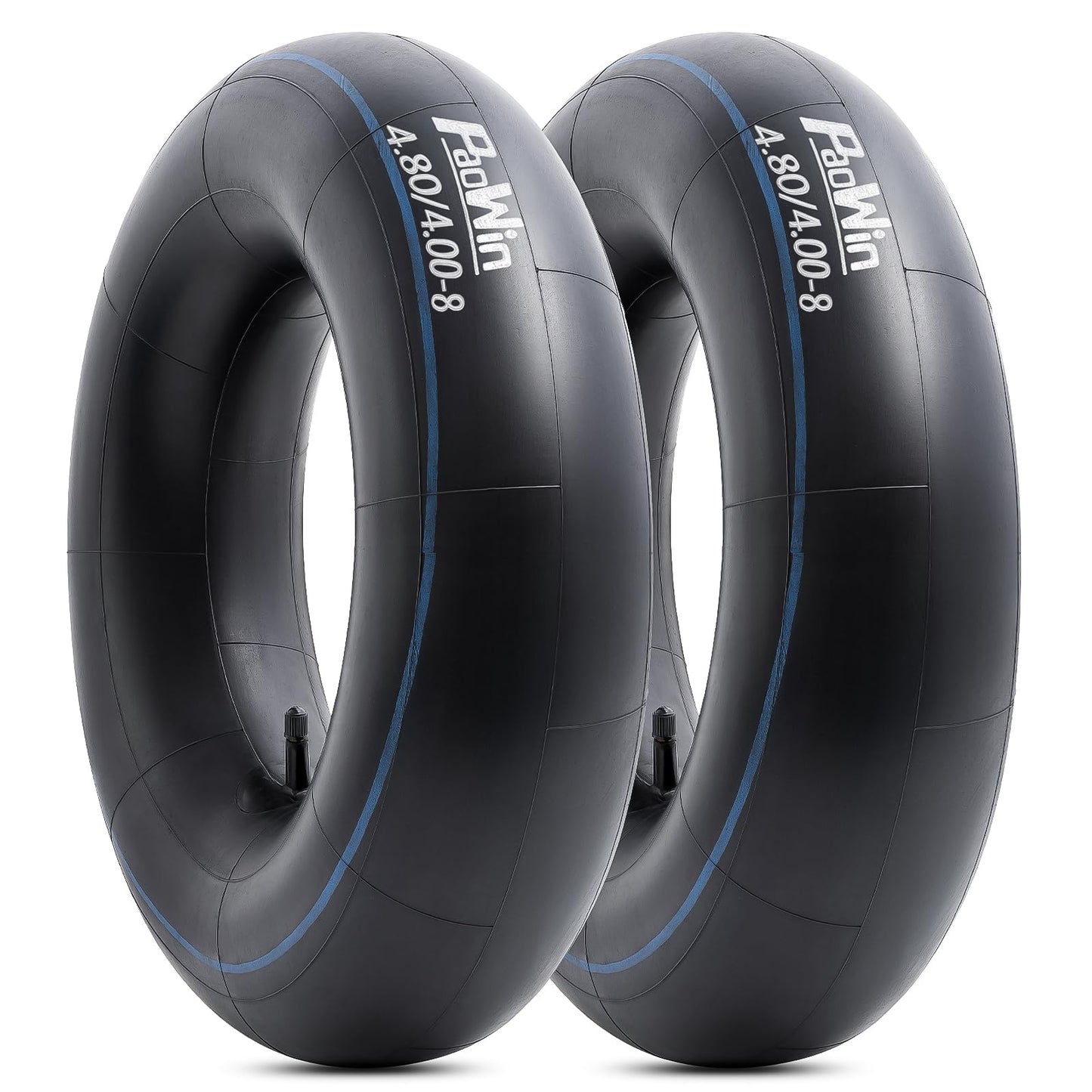 2 PCS 4.80/4.00-8 Heavy Duty Replacement Inner Tubes with TR13 straight Valve Stem Compatible with Wheelbarrows, Mowers, Hand Trucks and More 4.80-8 4.50-8 4.00-8 Tire Tubes