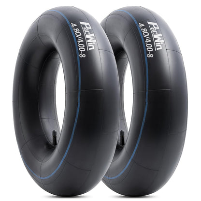 2 PCS 4.80/4.00-8 Heavy Duty Replacement Inner Tubes with TR13 straight Valve Stem Compatible with Wheelbarrows, Mowers, Hand Trucks and More 4.80-8 4.50-8 4.00-8 Tire Tubes