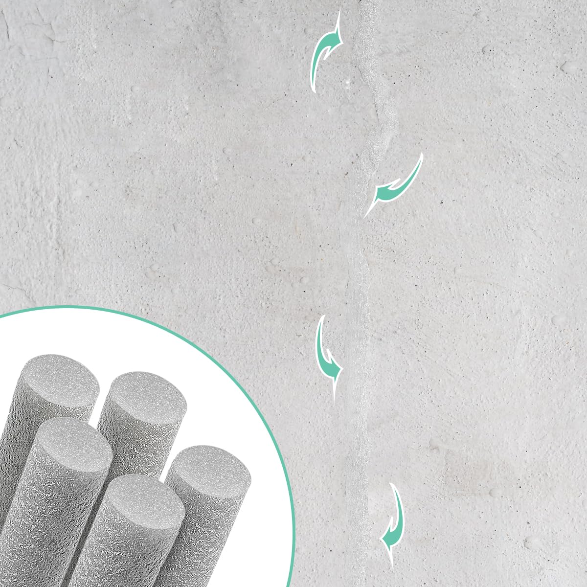 Backer Rod Foam Caulk Saver for Gap and Joint Concrete Filling Gray (3/4" Diameter x 39' Length)