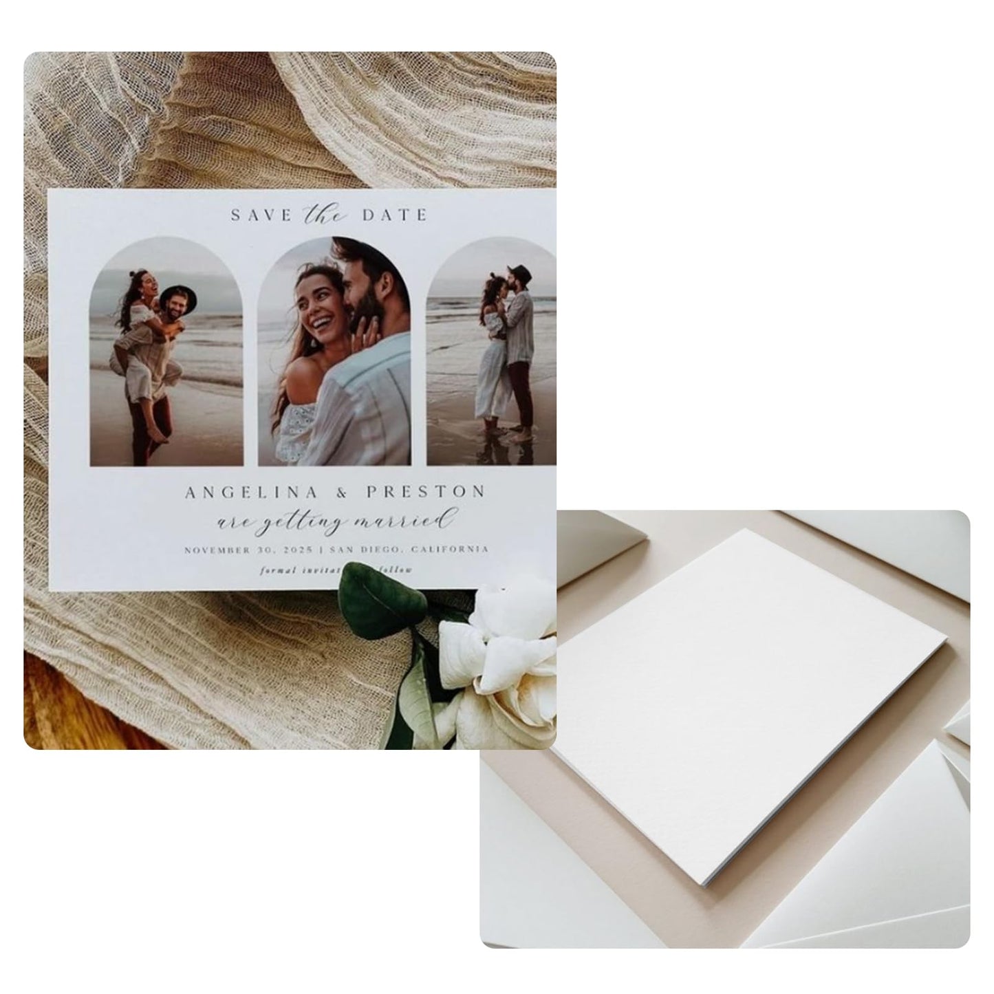 100 Sheets White Cardstock Paper 8.5" x 11", 85 lb/230 GSM Card Stock Printer Paper for Cards Making, Office Printing, Cards for Wedding, Invitation, Business, Menus, Certificate, Valentine’s Day