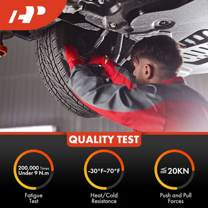 A-Premium 2 x Front Outer Tie Rod Ends, Compatible with Mazda 3 2004-2013, 3 Sport 2009-2013, 5 2006-2010 & 2012-2017
