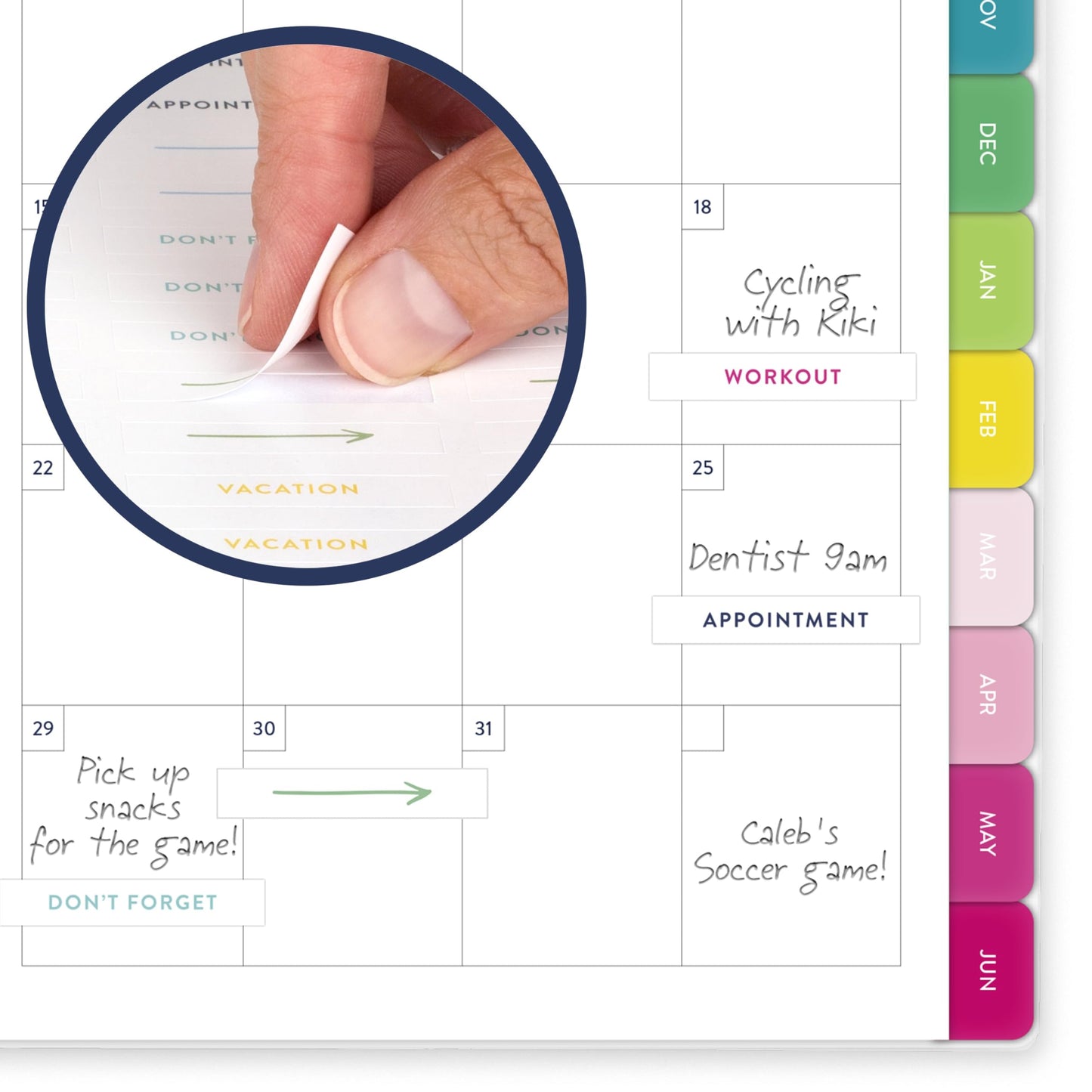AT-A-GLANCE Planner 2026-2027 Weekly & Monthly Academic 12-Month July-June, 5-1/2" x 8-1/2", Simplified by Emily Ley, Savanna Blooms (EL50-200A)