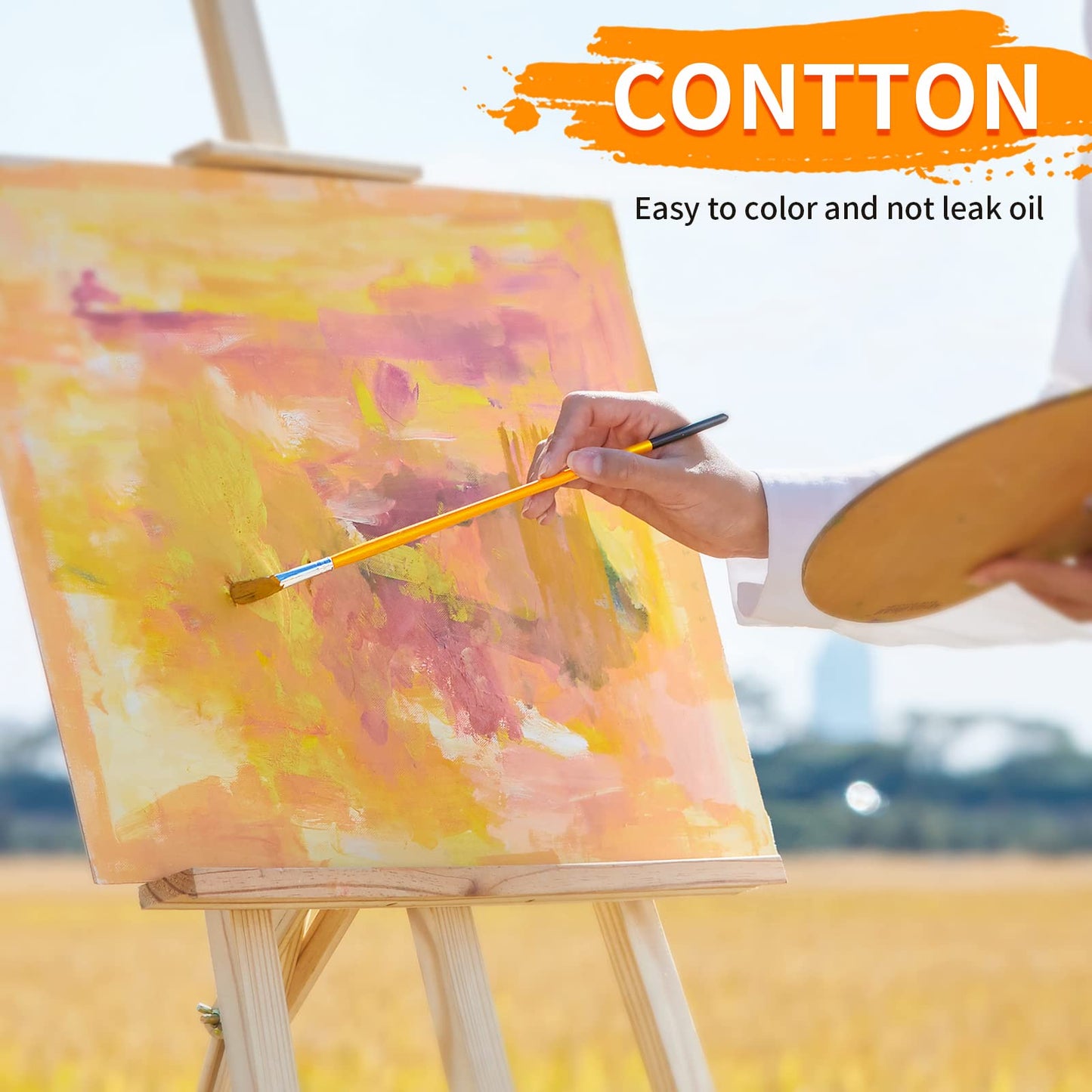 CONDA Artist Canvas Panels 11 x 14 inch, 12 Pack, Artist Quality Acid Free Canvas Board for Painting & Oil