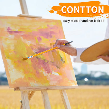 CONDA Artist Canvas Panels 11 x 14 inch, 12 Pack, Artist Quality Acid Free Canvas Board for Painting & Oil