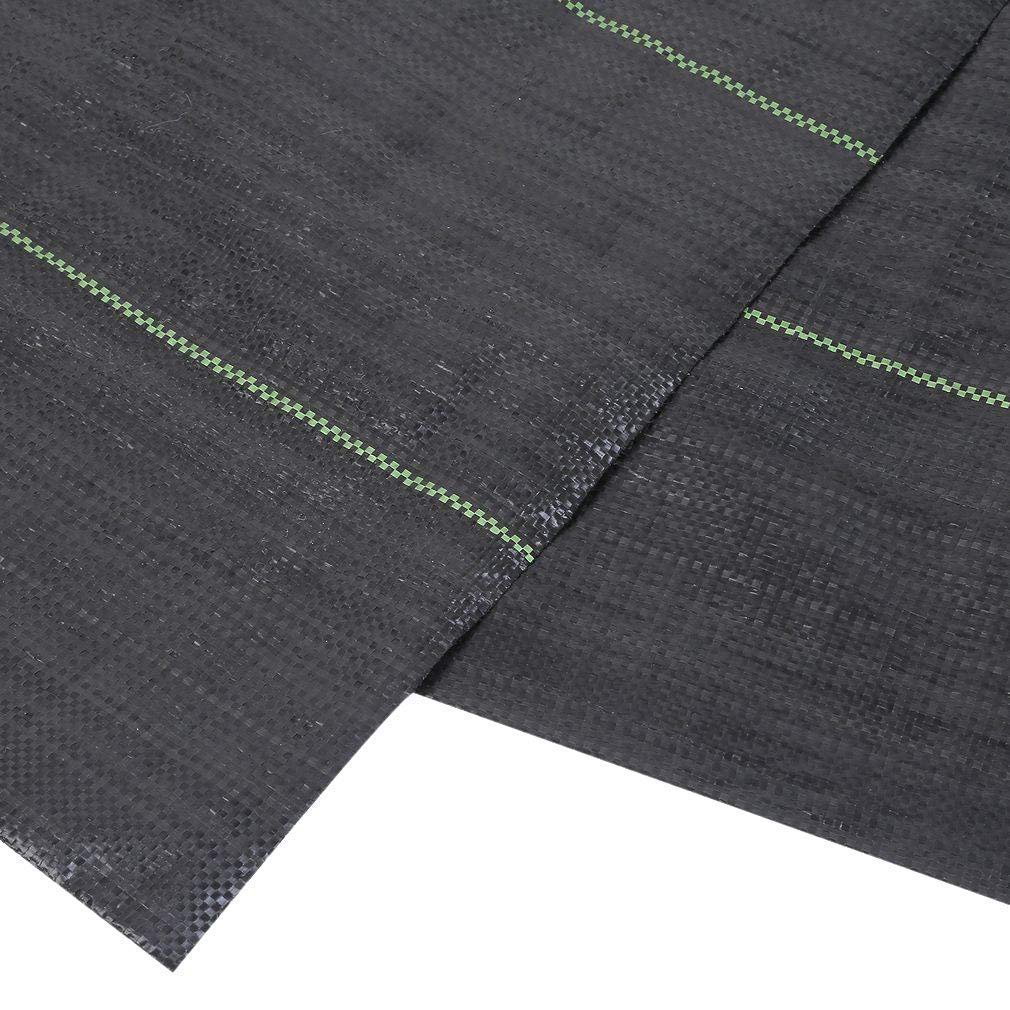 Weed Barrier Landscape Fabric, 3ft x 50ft Weed Block Gardening Mat Heavy Duty PP Woven Weed Control Fabric Garden Ground Cover Weed Cloth