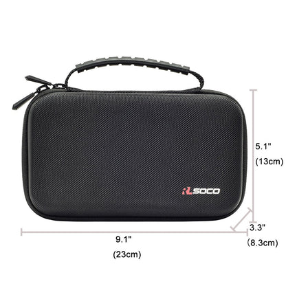 RLSOCO Hard Case for Fluke 115/117/114/17B+/233/179/15B+/116/177/18B+/113/77-IV & Fluke 101/106/107 Digital Multimeter, Fluke Multimeter Case with DIY Foam, Fits More Models - Red YKK Zip