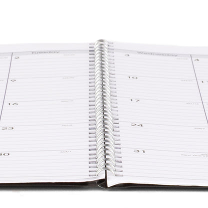 AT-A-GLANCE Planner 2026-2027 Weekly & Monthly Academic 12-Month July-June Quarter-Hourly Appointment Book, 8-1/2" x 11", DayMinder, Charcoal (AYC52045)