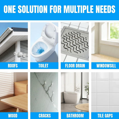 Meuvcol Waterproof Sealant, 21 Oz Transparent Coating, Liquid Glue Leak Adhesive, Clear Invisible Agent for Bathroom, Shower, Roofs, Wood, Indoor & Outdoor