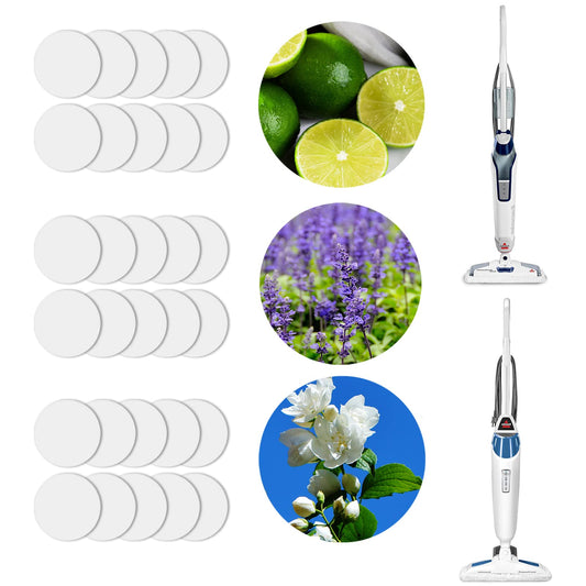 30 Pack Steam Mop Scent Discs Compatible with Bissell Powerfresh and Symphony Series, Fits Model 1940, 1806, 1132