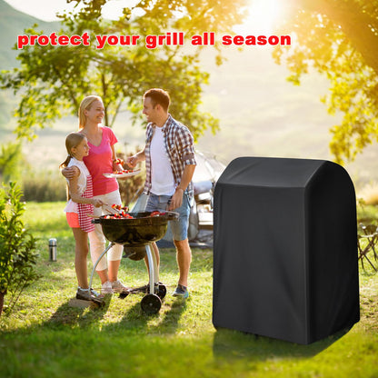 Samhe Grill Cover, 32-Inch Waterproof UV Resistant Heavy Duty BBQ Gas Grill Cover for Nexgrill Brinkmann Weber