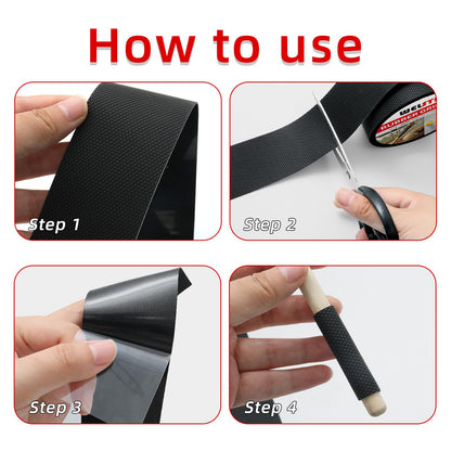 WELSTIK Rubber Grip Tape, Ultra Strong Waterproof Anti Slip Tape with Textured Adhesive for DIY Tools & Gadgets (Black, 2In x 33Ft)