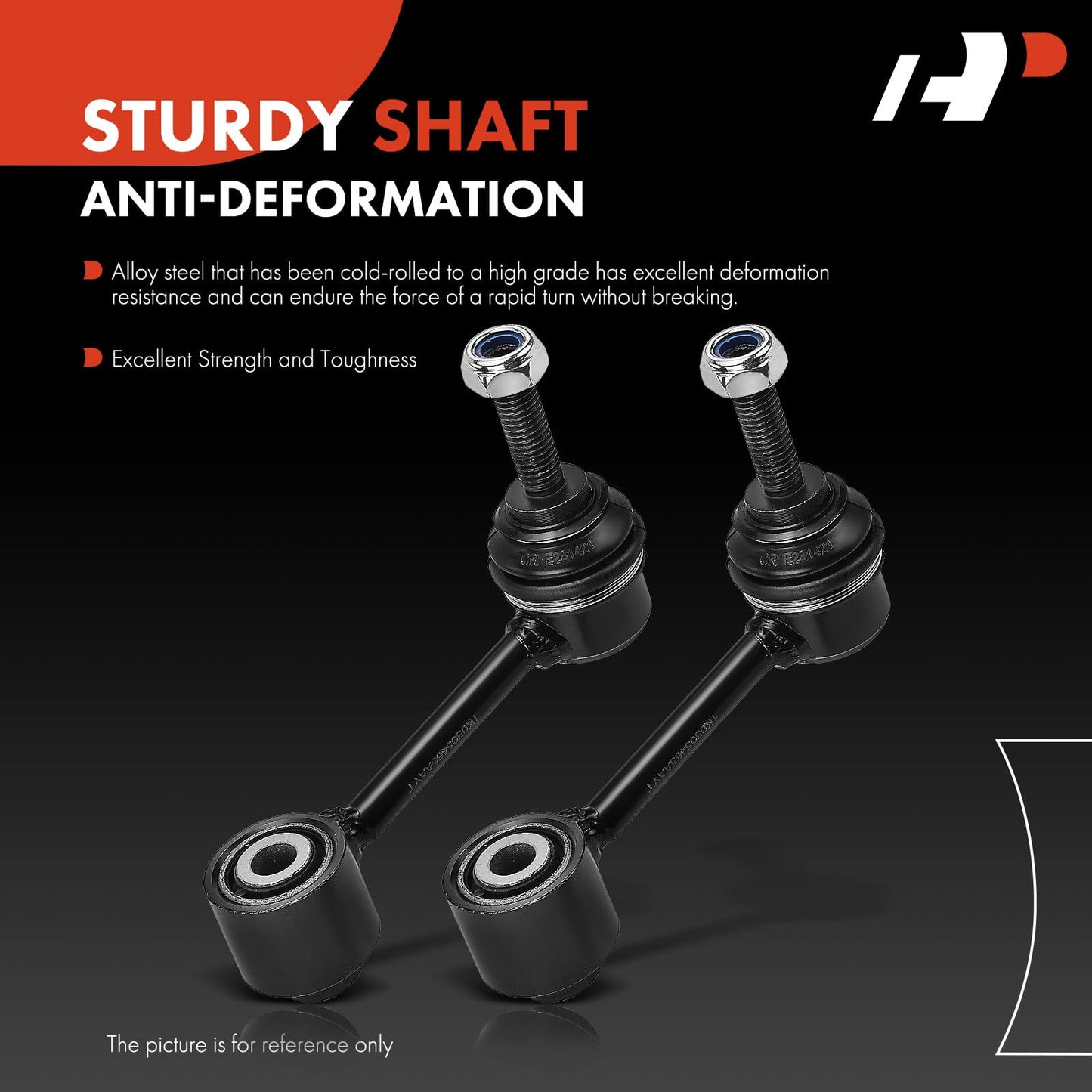 A-Premium 2 x Rear Sway Bar Links Stabilizer Bar Links, Compatible with Volkswagen Jetta Golf Passat Tiguan Eos CC Beetle & Audi A3 (Quattro) Q3 (Quattro) TT (Quattro)