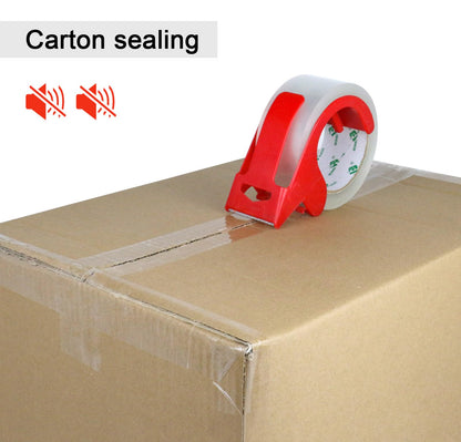 BOMEI PACK Quiet Packing Tape Clear, No Noise Tape, 1.88 Inch x 50m, 6 Rolls