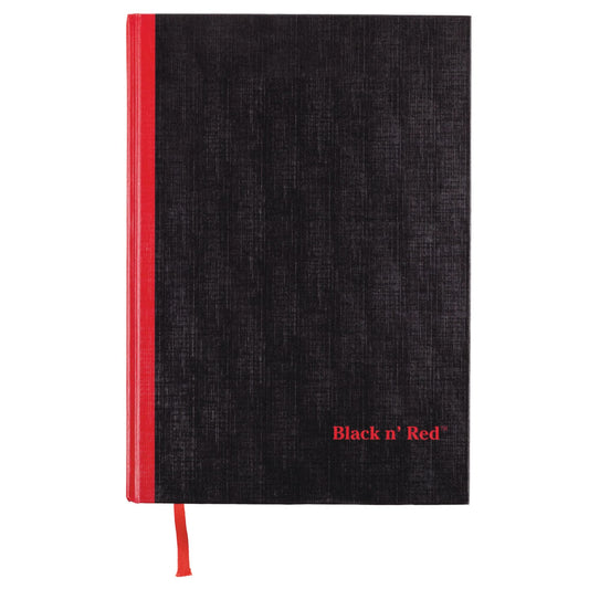 Black n' Red Hardcover Executive Notebook, 11.75 x 8.25 Inches, Black, 96 sheets/192 pages (D66174)