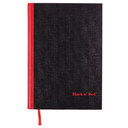Black n' Red Hardcover Executive Notebook, 11.75 x 8.25 Inches, Black, 96 sheets/192 pages (D66174)