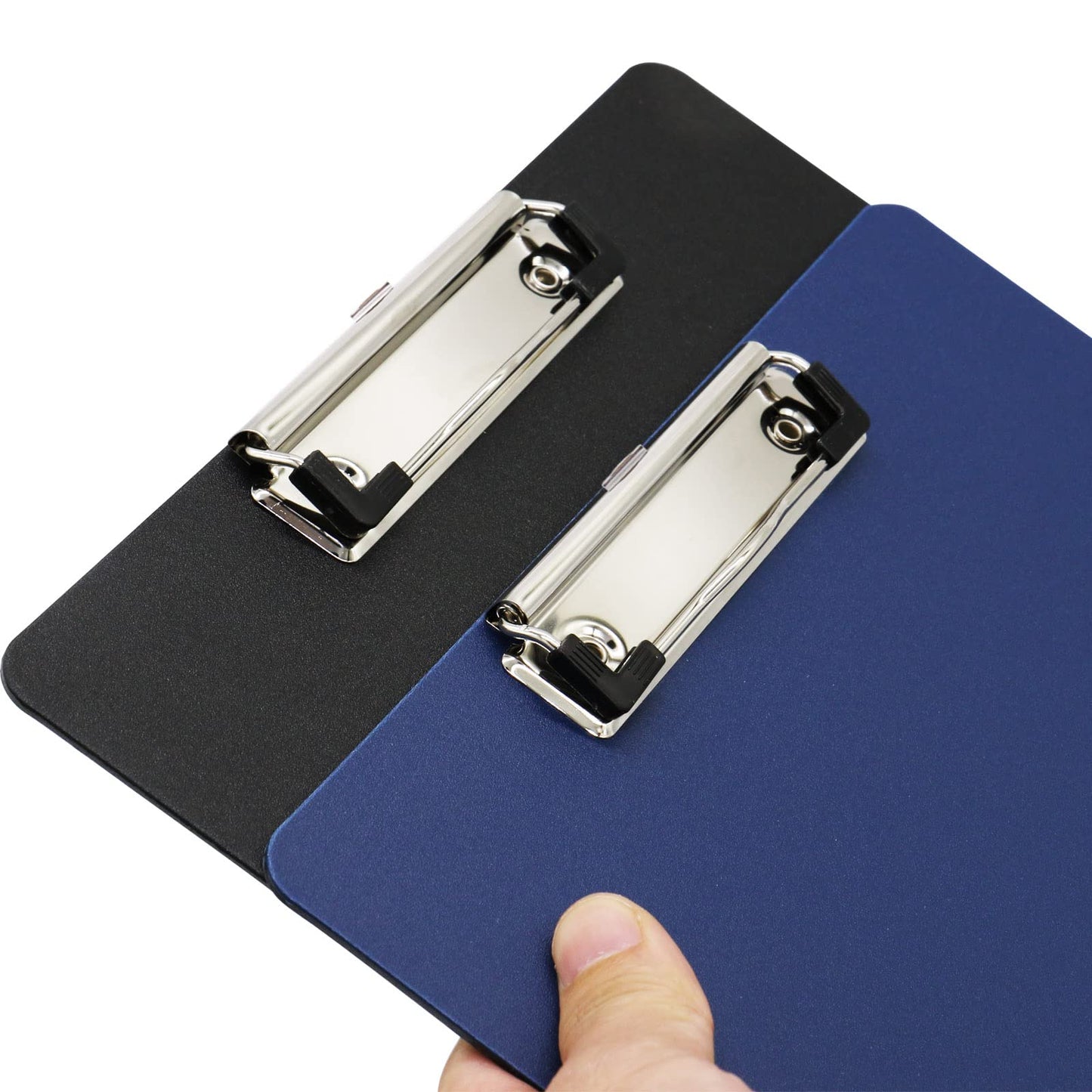 BOMEI Pack A4 Plastic Clipboard, 6Pack Assorted Colors Office Clipboard, 12.5 x 9 Inch