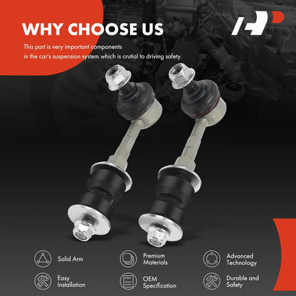 A-Premium 2 x Rear Sway Bar Links Stabilizer Bar Links, Compatible with Toyota RAV4 2006-2018, Lexus NX200T 2015-2017, NX300 2018-2019, NX300 2018-2019