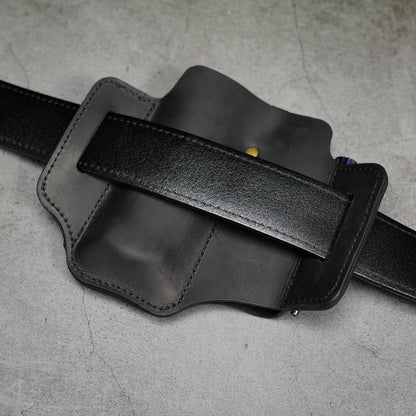 VIPERADE PJ35 Multitool Sheath for Belt, Leather EDC Pocket Organizer for Men, EDC Leather Sheath, EDC Belt Organizer, Multitool and Flashlight Holster