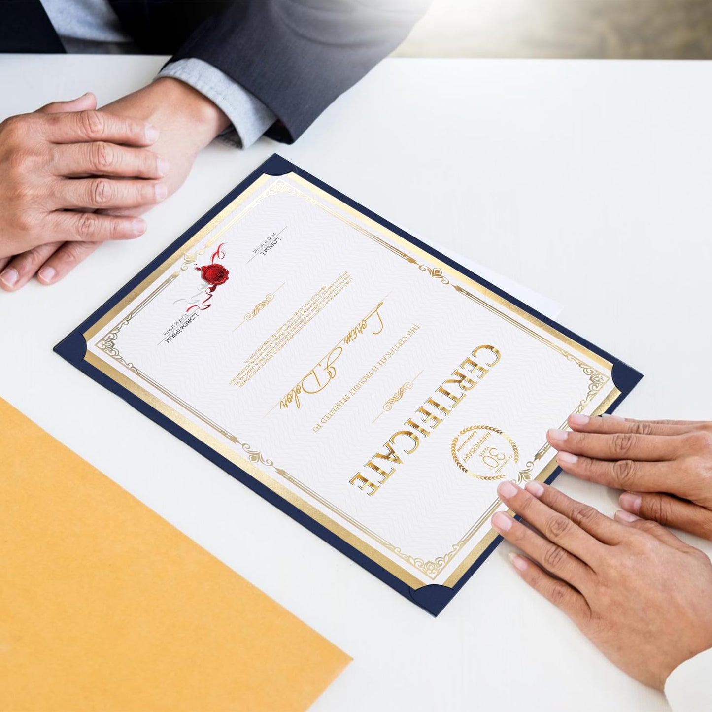 Award Single Sided Certificate Holders, 30Pack Certificate Holders Diploma Covers for Graduation, Employee Appreciation, Certifications, Fits 8.5x11 Inches Award Certificate Papers