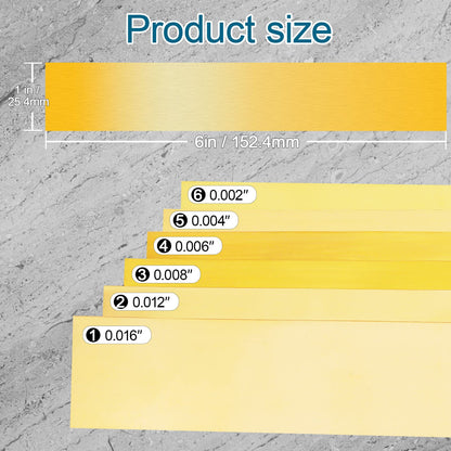 Brass Strip, Brass Shim Stock Assortment (12)