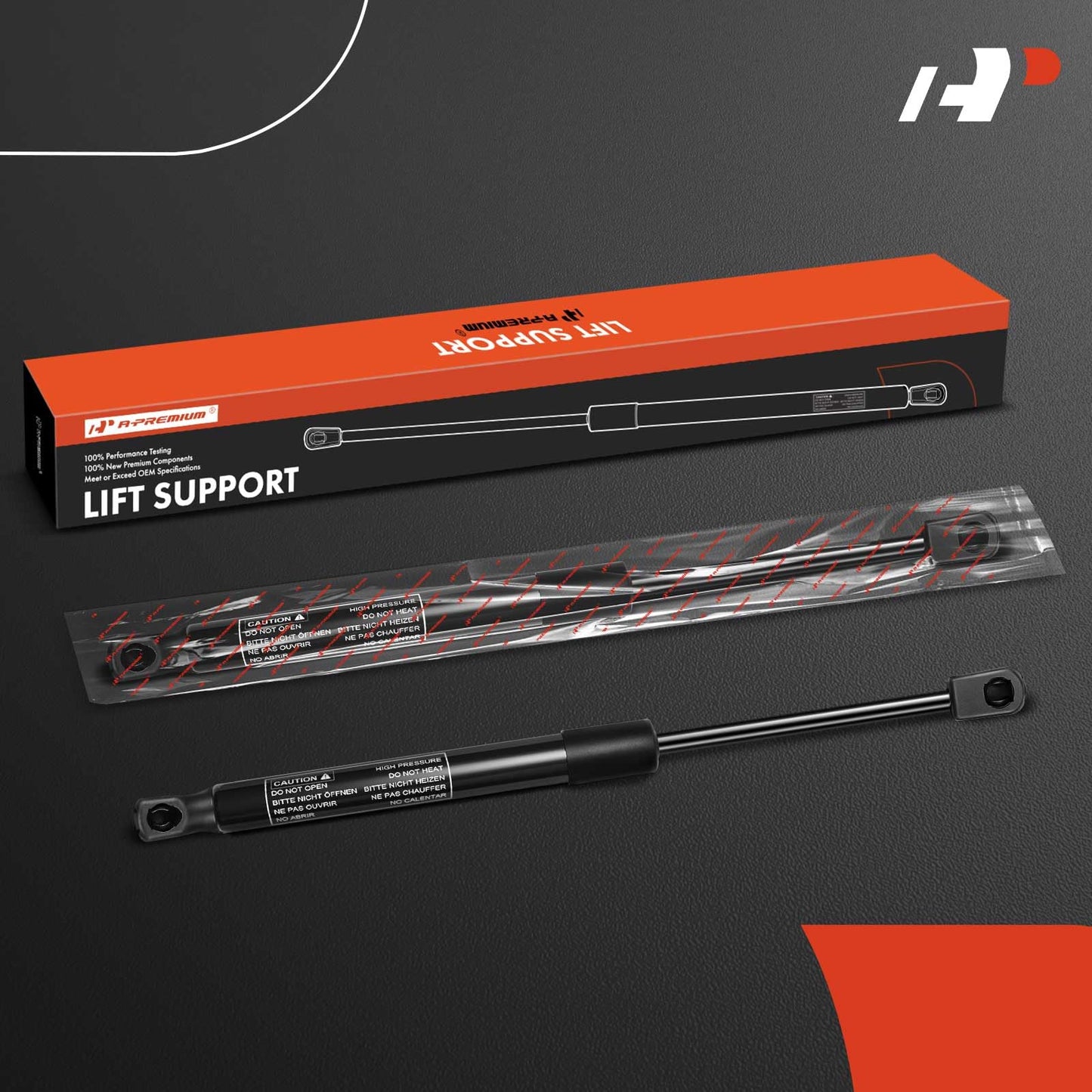 A-Premium Front Hood Lift Supports Shock Struts Compatible with Select Hyundai Models - Santa Fe 2013-2019, Santa Fe Sport 2013-2018, Santa Fe XL 2019, Sport Utility - Replace# 816614Z000(2PC Set)