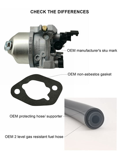 YAMAKATO Huayi P19-1 Gas Generator Carburetor Kit OEM for Predator Champion Honda Generac 3500 4000 3000 4500 4375 3550 3650 GP 3250 3300 Watt etc. Powered by 196cc 208cc 212cc 224cc…