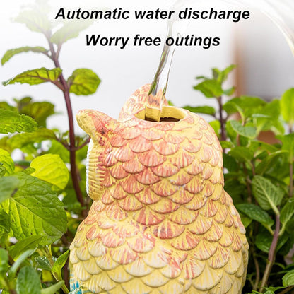 Shoyisenka 4 Pcs Plant Watering Bulbs Self Watering Spikes, Terracotta Watering Spikes Plant Watering Spikes, Plant Watering Stakes, Self Watering Globes for Indoor Outdoor Plants (Owl)