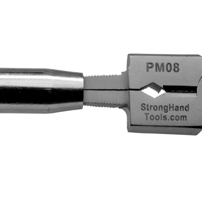 8” Mig Welding Plier, Nozzle Cleaner, Rounded Hammer Face, Tempered Wire Cutter, Ergonomic Vinyl Coated Handle, PM08, Strong Hand Tools