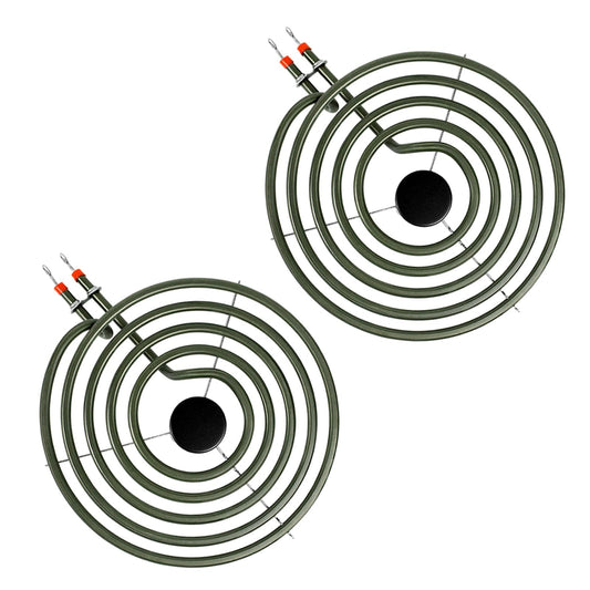 S-Union Upgraded MP21YA 8" Electric Stove Burners Replacement for Kenmore Maytag Norge Whirlpool Stove Element,Fit MP22YA Electric Range Burner Element Replacement Stove Coil Top Burner (2 Pack)