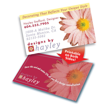 Avery Clean Edge Business Cards for Inkjet Printers, Matte, White, Pack of 160 (08869)