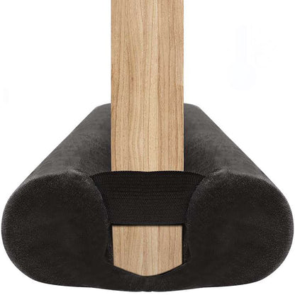 BKSAI Door Draft Stopper for Doors No Adhesive Draught Excluder Under Door Wind Sound Blocker for Bottom of Door,Reduce Noise Draught Excluder Sweep Sound Proof(Black)