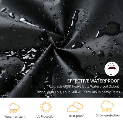 BBQ Cover for Weber Charcoal Kettle, Premium 22 Inch Grill Cover, Heavy Duty Waterproof Grill Covers