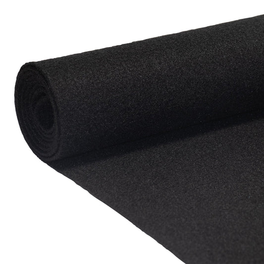 Bbox Black Carpet Non-Woven Febric | Length: 78 inch (6.6 ft.), Width: 40 inch (3.2 ft.) | for Speaker Sub Box Carpet Home, Auto, RV, Boat, Marine, Truck & Car Trunk Liner