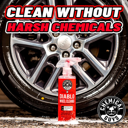 Chemical Guys Sprayable Diablo Wheel Cleaner (Safe on All Wheel & Rim Finishes), Great for Cars, Trucks, SUVs, Motorcycles, RVs & More, 473 ml (2 Pack)