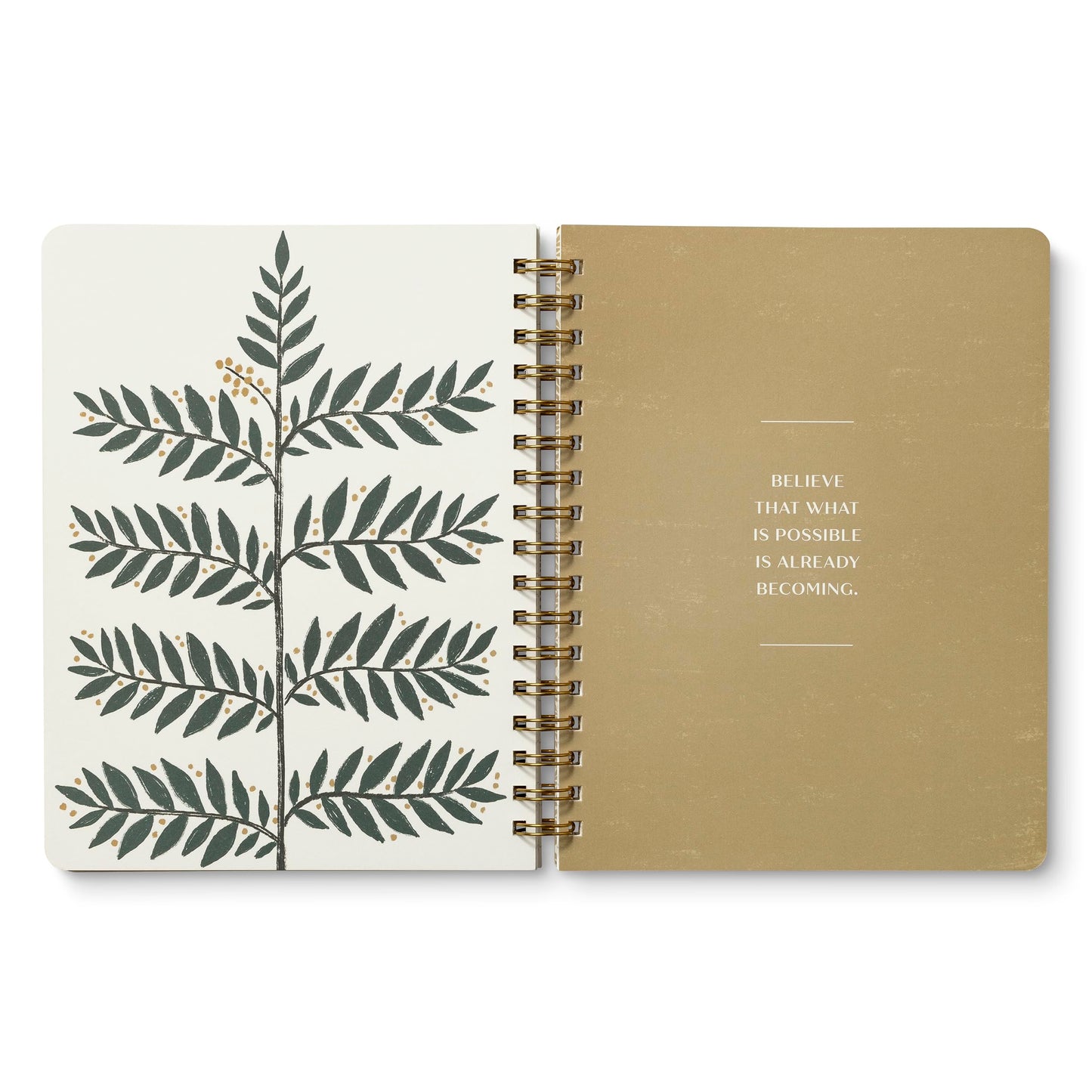 Compendium Spiral Notebook – Good Things Are Always Beginning – A Designer Spiral Notebook with 192 Lined Pages, College Ruled, 7.0”W x 9.25”H