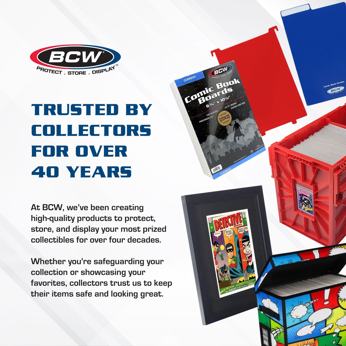 BCW Resealable Graded Comic Book Bags - Pack of 100 | Crystal Clear Polypropylene Sleeves for CGC and CBCS Slabs | Acid-Free, Archival Quality Resealable Comic Book Protectors - 9x14