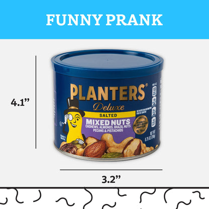 BigMouth Inc Planters Mr. Peanuts Fake Can Diversion Safe - Hidden Safe for Money Stash - Secret Compartment and Hidden Storage Fun Gag Gift Book Safe Alternative - Medium Size