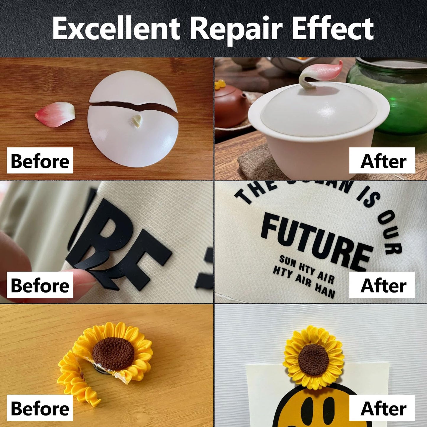 WAN2TLK 5 Minute Epoxy Glue, 250ml Epoxy Resin Glue Kit, High Viscosity Fast Curing Clear 2 Part Epoxy Glue for Wood, Metal, Glass, Ceramics, Concrete, Carbon Fiber, etc